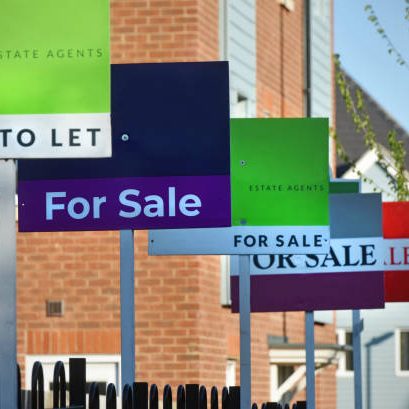 For Sale signs - housing market